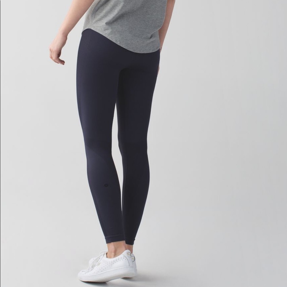 Lululemon Zone In Tight Naval Blue Sz4